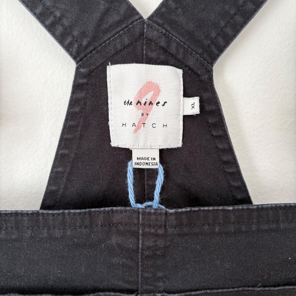 The nines by hatch twill maternity overalls - Picture 5 of 7